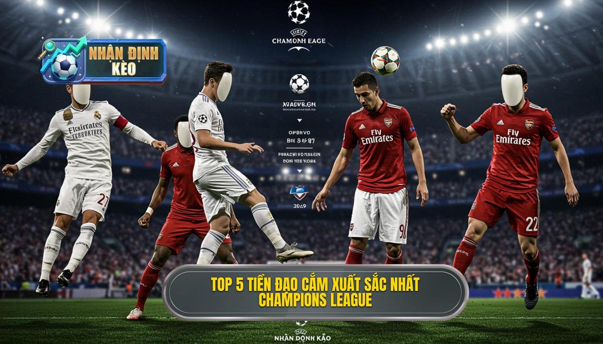 Top 5 tiền đạo cắm xuất sắc nhất Champions League(1)