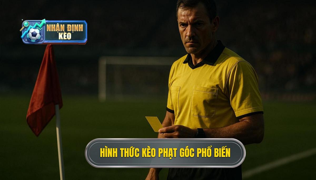 Các hình thức kèo phạt góc phổ biến nhất hiện nay