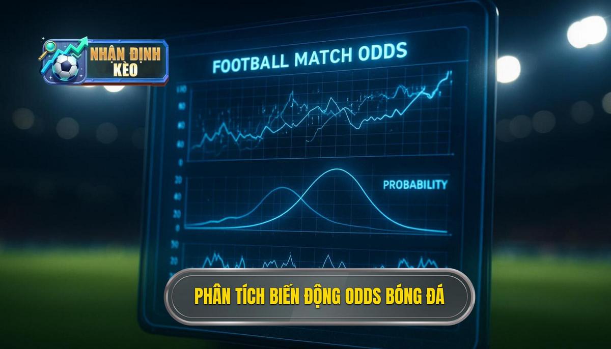 Phân tích biến động Odds trong kèo live bóng đá