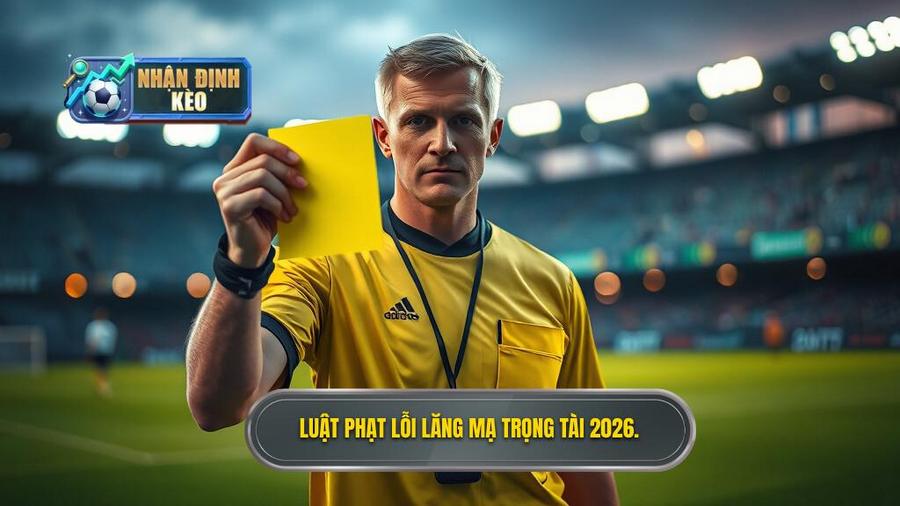 1. Luật phạt lỗi lăng mạ trọng tài 2026.