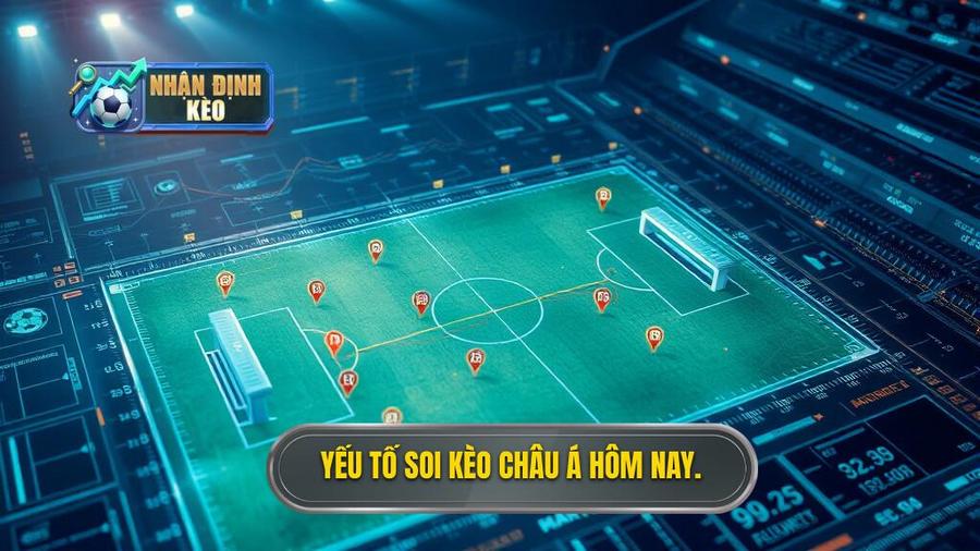 Các yếu tố then chốt khi soi kèo châu Á hôm nay