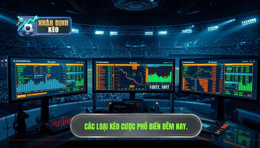 2. Phân tích các loại kèo phổ biến trong đêm nay 2. Phân tích các loại kèo phổ biến trong đêm nay