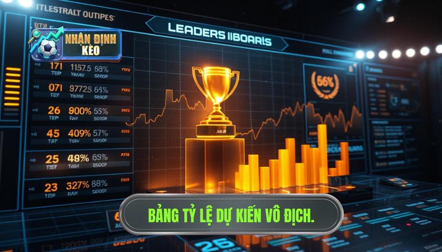 Bảng thống kê tỷ lệ vô địch dự kiến (Tham khảo) Bảng thống kê tỷ lệ vô địch dự kiến (Tham khảo)